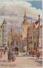 Deutschland Ansichtskarte München Marienplatz, altes Rathaus, Künstlerkarte Richard Wagner 1909 -