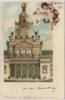 Deutschland München Sonderganzsache II.Kraft und Arbeitsmaschinenausstellung, Litho 1898 -