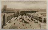 Deutschland Ansichtskarte Stuttgart Hindenburgplatz, Bahnhof, Strassenbahnen 1934 -
