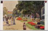 Deutschland Ansichtskarte München, Ausstellung 1908, Künstlerkarte Claus Bergen 1908 -