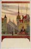 Deutschland Ansichtskarte München, Marienplatz, Künstlerkarte (Kley) 1909 -