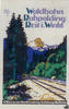 Deutschland Ansichtskarte Wald-Eisenbahn Ruhpolding-Reit im Winkl 1925 -
