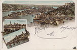 Deutschland Ansichtskarte Farblitho Passau 1895 -