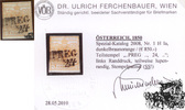 1 Kreuzer Handpapier - Nr.1HIa -
