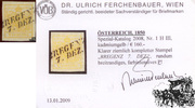 1 Kreuzer Handpapier - Nr.1 HIII -