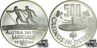 Österreich 500 Nuevo Sol 500 Schilling 1980 - Austria LangLauf -