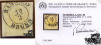 1 Kreuzer Maschinenpapier - Nr.1MIII -
