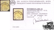 1 Kreuzer Maschinenpapier - Nr.1MIII -