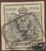 2 Kreuzer Maschinenpapier - Nr.2MIIIa -