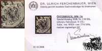 2 Kreuzer Maschinenpapier - Nr.2MIIIb -