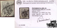2 Kreuzer Maschinenpapier - Nr.2MIIIb -
