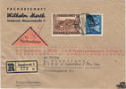 Österreich Österreich ** 1946 - 3 Gr. und 1 Sch. auf Reco-Nachnahmebrief -