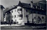 Österreich St.Pauls bei Bozen (S.Paolo), Gasthof schwarzer Adler, gelaufen 1958 -