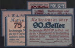 Österreich 30, 50, 60, 75 und 90 Heller - Kössen -
