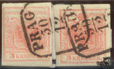 3 Kreuzer Maschinenpapier - Nr.3MIIIa -