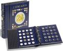 Münzalbum für 2-Euro im Classic Design mit 4 Blättern inkl. Schutzkassette -