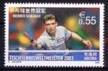 Österreich 2003 **, 0,55 € - Werner Schlager - Tischtennis -Weltmeister 2003 -