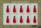 Österreich 2013 Klbg. ** - 10 x 0,62 € Klassische Trachten - Gmundner Tracht -