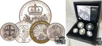 Grossbritannien 5 Pfund - 50 Pence 2010 - Celebartion Set -