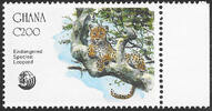 Ghana Ghana 1993 ** - Gefährdete Tierarten -