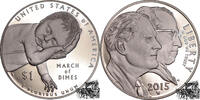 1 Dollar 1 Dollar 2015 P - 75 Jahre March of Dimes -