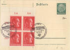 Deutschland Postkarte: Des Führers Geburtstag 1938 -