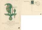 Deutschland Postkarte: Tag der Deutschen Kunst 1937 -