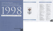 Deutschland Jahressammlung mit Postwertzeichen der Bundesrepublik Deutschland 1998 -