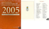 Deutschland Jahressammlung mit Postwertzeichen der Bundesrepublik Deutschland 2005 -