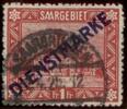 Saargebiet, Dienstmarke 1 Franken Type I - Nr.11 I -