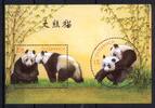 Österreich 2003 o, 0,75 + 1,00 € Panda Bär -