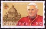 Österreich o 2007 - 1,00 Euro 80. Geburtstag Papst Benedikt XVI. -