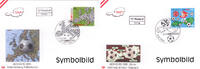 Österreich 2008 FDC, 2 x 0,55 Euro UEFA EURO 2008 -