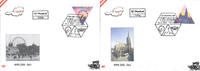 Österreich FDC 2008 - 2 x 0,55/ 1 x 0,65 Euro WIPA 2008 -