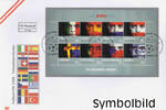Österreich 2008 Block FDC - 2,20 € - UEFA EURO 2008 - Flaggen 1 -
