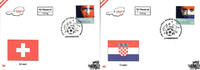 Österreich FDC 2008 - 8 Werte UEFA EURO 2008 2. -