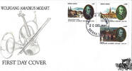 Sierra Leone Sierra Leone FDC 1991 - 200. Todestag W. A. Mozart -