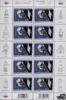 Österreich 2011 Klbg. ** - 10 x € 0,65 - 50 Jahre bemannte Raumfahrt -