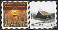 Färoeer Inseln Dänische Verwaltung Färöer 1997 ** - Kirche von Hvalvík -