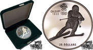 20 Dollar 20 Dollar 1985 - Olympiade - Abfahrt, im Original-Etui -