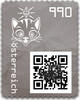 9,90 - Crypto stamp mit intaktem Sicherheitsetikett - KATZE - SCHWARZ - Österreich ** 2021 -