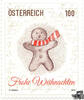 Österreich 2022 ** - € 1,00 - Weihnachten - Lebkuchenmann -