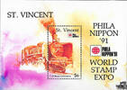 Unbekannt St.Vincent 1991 ** - Dampflok „C 55“ -
