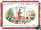Unbekannt Weihnachtsblock 1987 St.Vincent -