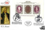 Österreich 1991 FDC 200. Todestag W. A. Mozart - Sonderstempel Salzburg & Wien -