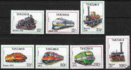 Unbekannt Tansania 1991 ** - Lokomotiven und Triebwagen -