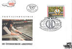 Österreich Österreich FDC 1991 - 4,50 S - Die österreichische Arbeitswelt -