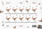 Österreich 2023 Klbg. o - 10 x € 1,20 - Schmetterling, Eriogaster catax -