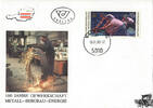 Österreich Österreich FDC 1990 - 5 S - 100 Jahre Gewerkschaft Metall-Bergbau-Energie -