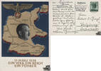 Deutschland Postkarte: Ein Volk Ein Reich Ein Führer -